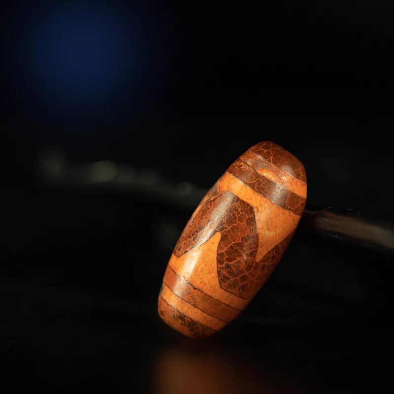 Shard of Unwavering Protection Tiger Tooth Dzi Bead