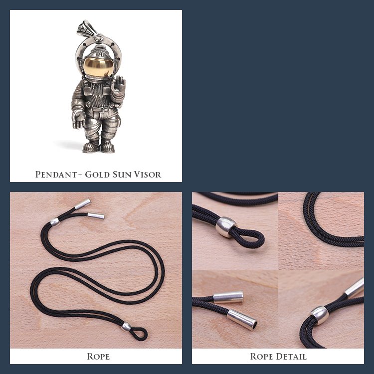 Astronaut Buddha Pendant