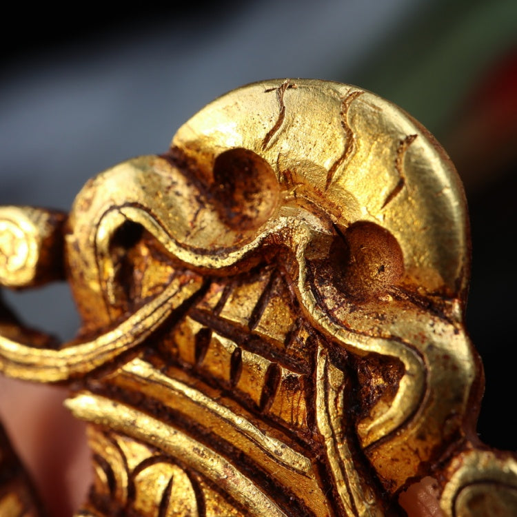 Antique Tibetan 24k Gold Plated Vajrayogini Pendant - mantrapiece.com