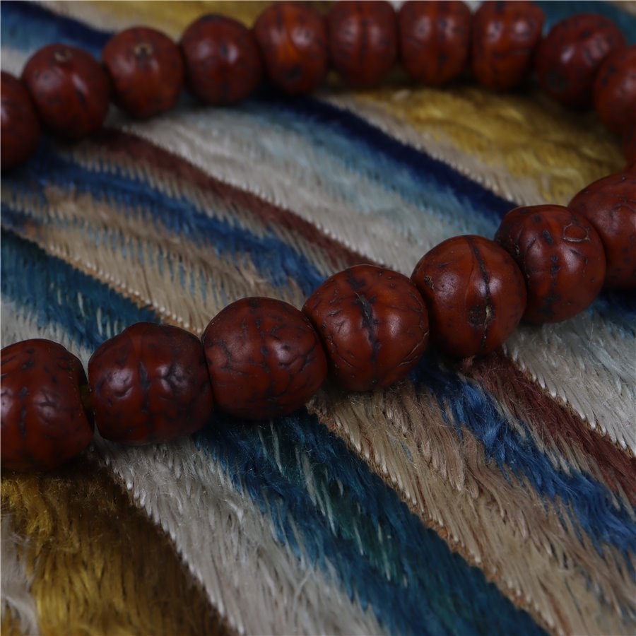 Antique Tibetan Bodhi Seed Rosary Beads - mantrapiece.com