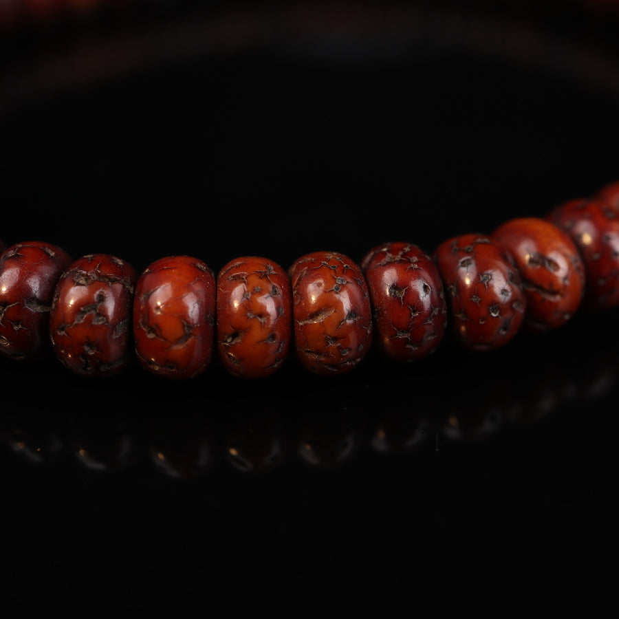 Antique Tibetan Lotus Beads - mantrapiece.com