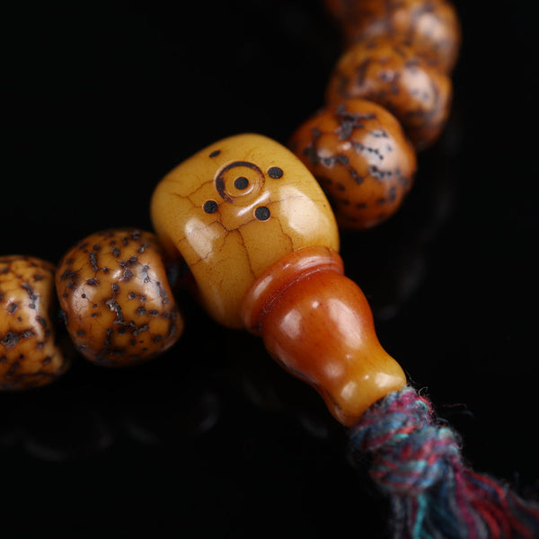 Tibetan Style Mala: Made with Antique Lotus Seeds - Mantrapiece.com