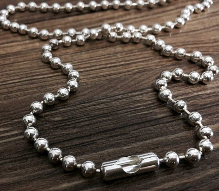 Bead Chain Necklace 4mm - mantrapiece.com