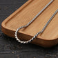 Braided Chain Necklace Lobster Clasp 2.5mm - mantrapiece.com