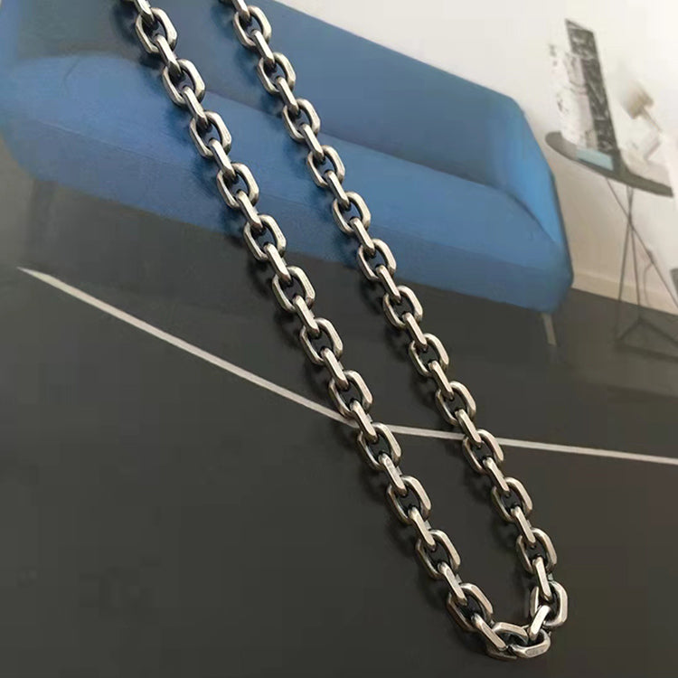 Cable Chain Necklace Hook and Eye Clasp 3.2mm - mantrapiece.com
