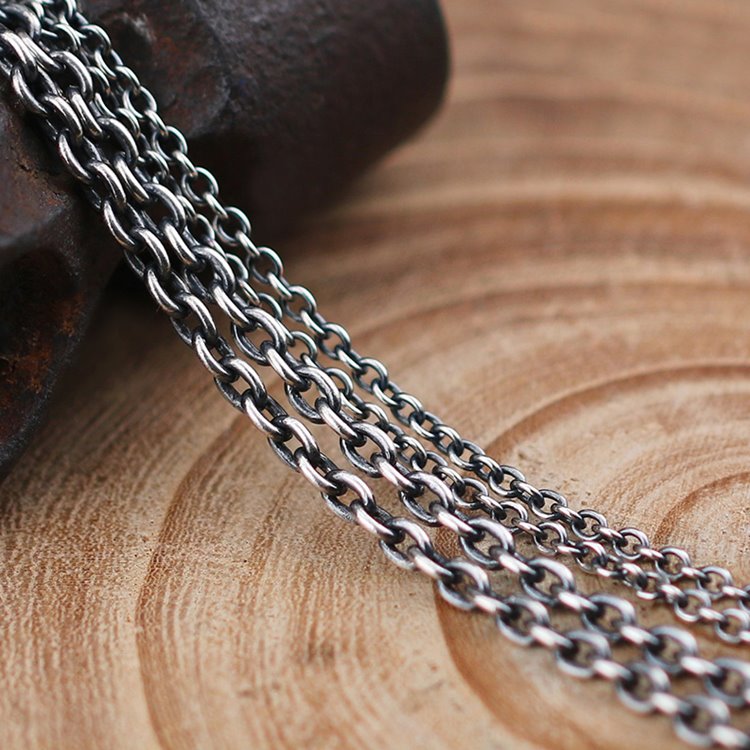 Cable Chain Necklace Lobster Clasp 2mm - mantrapiece.com