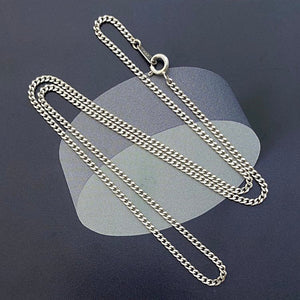Curb Chain Necklace Spring Ring Clasp 3mm - mantrapiece.com