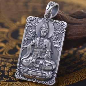 Framed Life Force Quan Yin Necklace