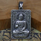 Framed Silver Buddha Pendant - mantrapiece.com