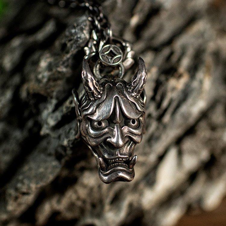 Demon Devil Gothic Peruzzi Necklace Pendant Silver | Silver pendant necklace,  Pendant bails, Pendant