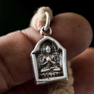 Mini Tsongkhapa Pendant - mantrapiece.com
