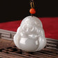 Off-White Jade Laughing Buddha Pendant