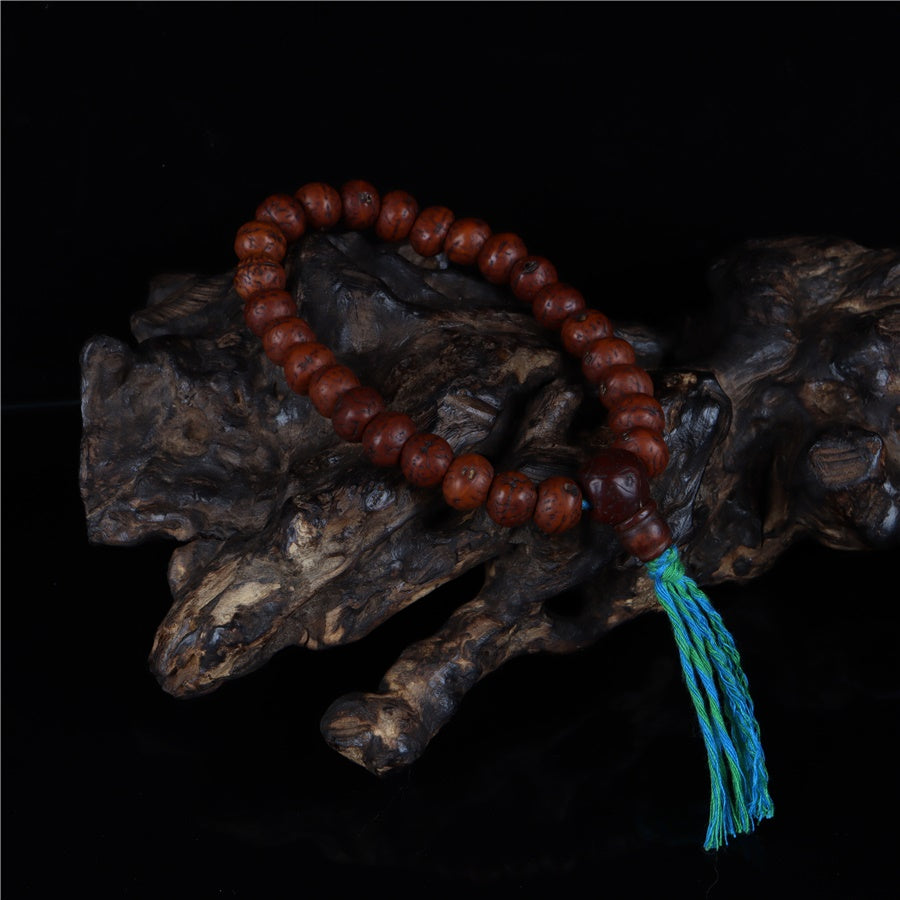 Old Tibetan Bodhi Seed Prayer Beads Bracelet