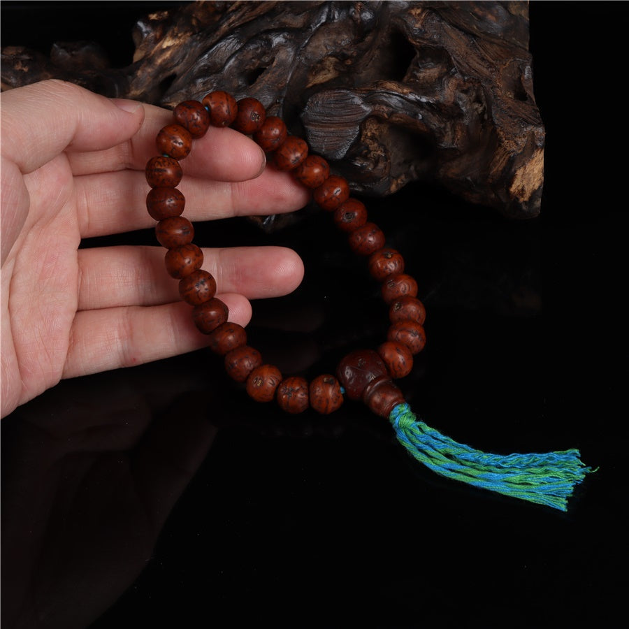 Old Tibetan Bodhi Seed Prayer Beads Bracelet