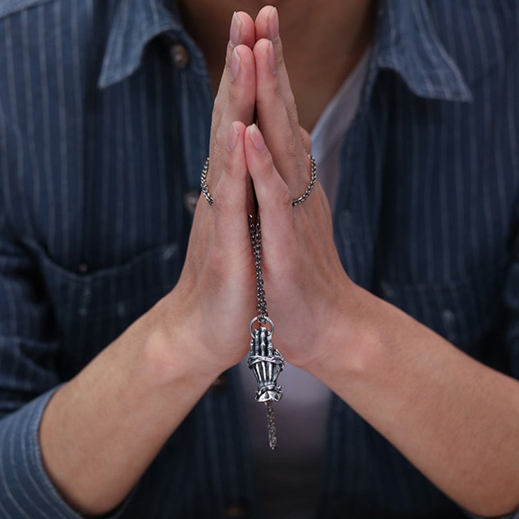 Prayer Hands Pendant - mantrapiece.com