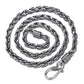 Rope Chain Necklace Hook and Eye Clasp 5mm - mantrapiece.com
