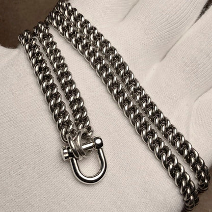 Thick Curb Chain Necklace Connector Link Clasp - mantrapiece.com