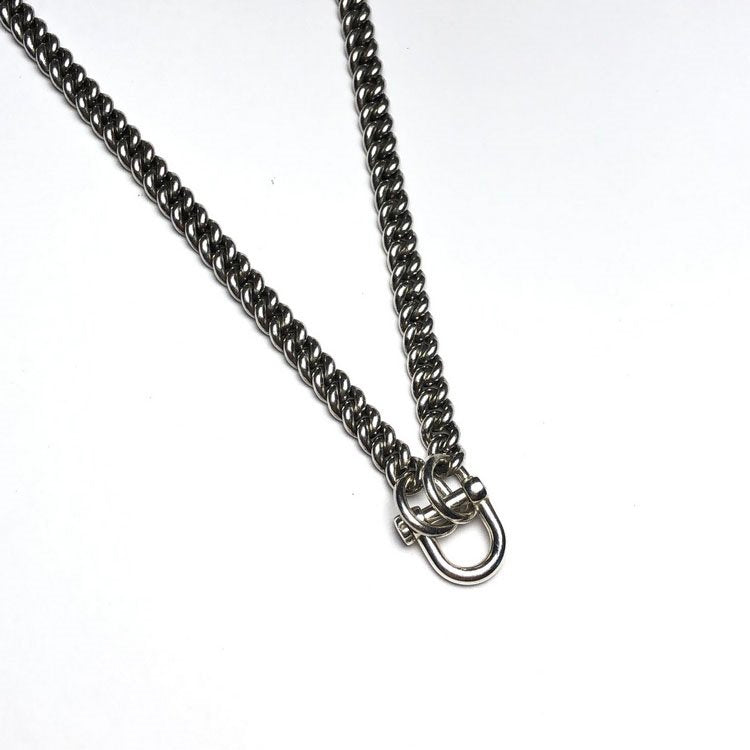 Cable Chain Necklace Hook and Eye Clasp 4.3mm