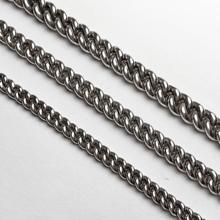 Thick Curb Chain Necklace Dharma M-Hook Clasp – Mantrapiece
