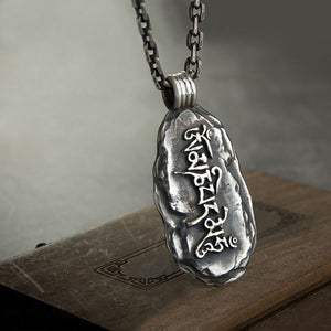 Tibetan Mani Stone Pendant