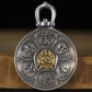 Tibetan Om Mani Padme Hum Medallion - mantrapiece.com