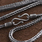 Wheat Chain Necklace s-Hook Clasp 4mm